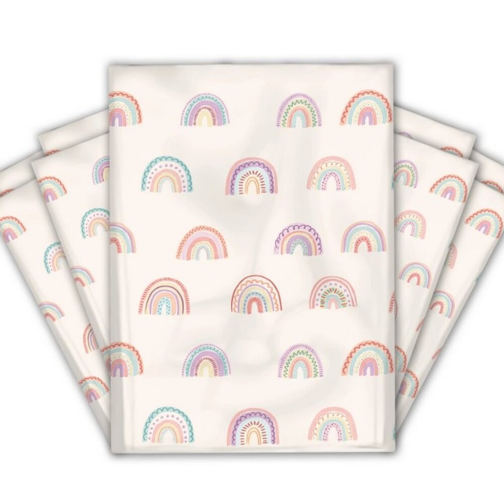 💕10x13 Happy Rainbows Poly Mailers! - Picture 6 of 7